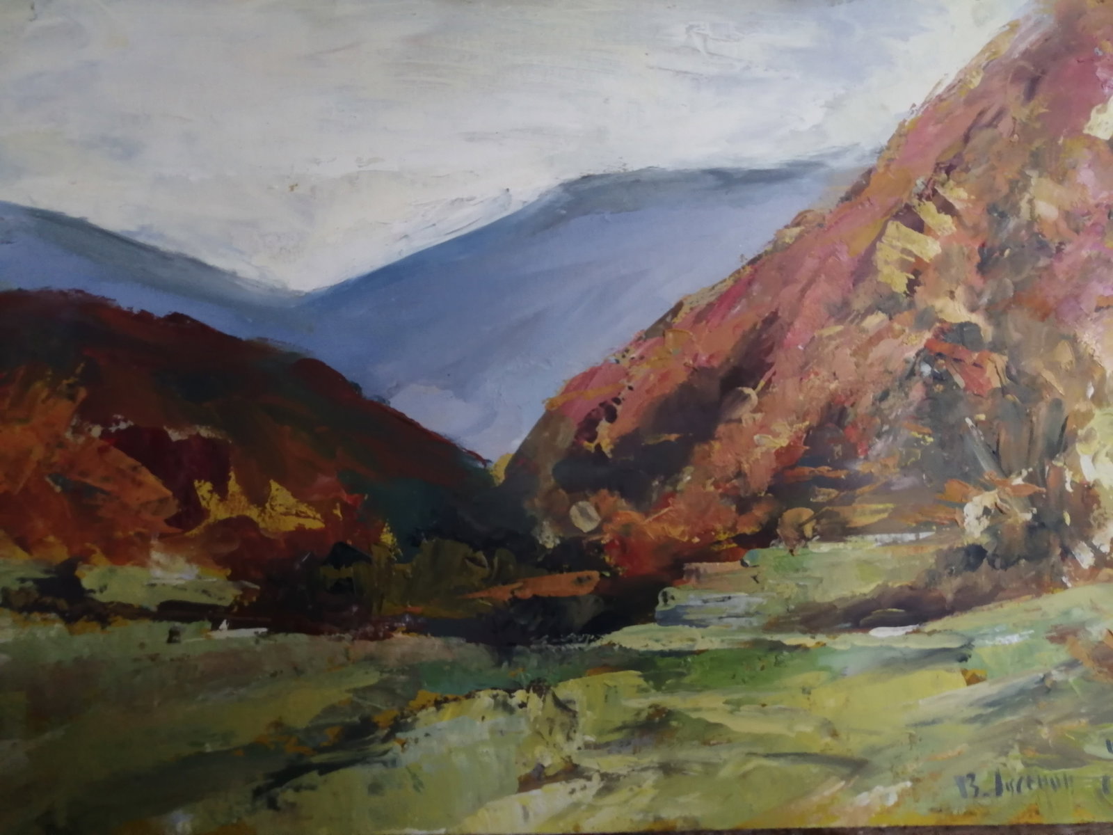 Oil painting Mountain Vadim Os'onov - 2