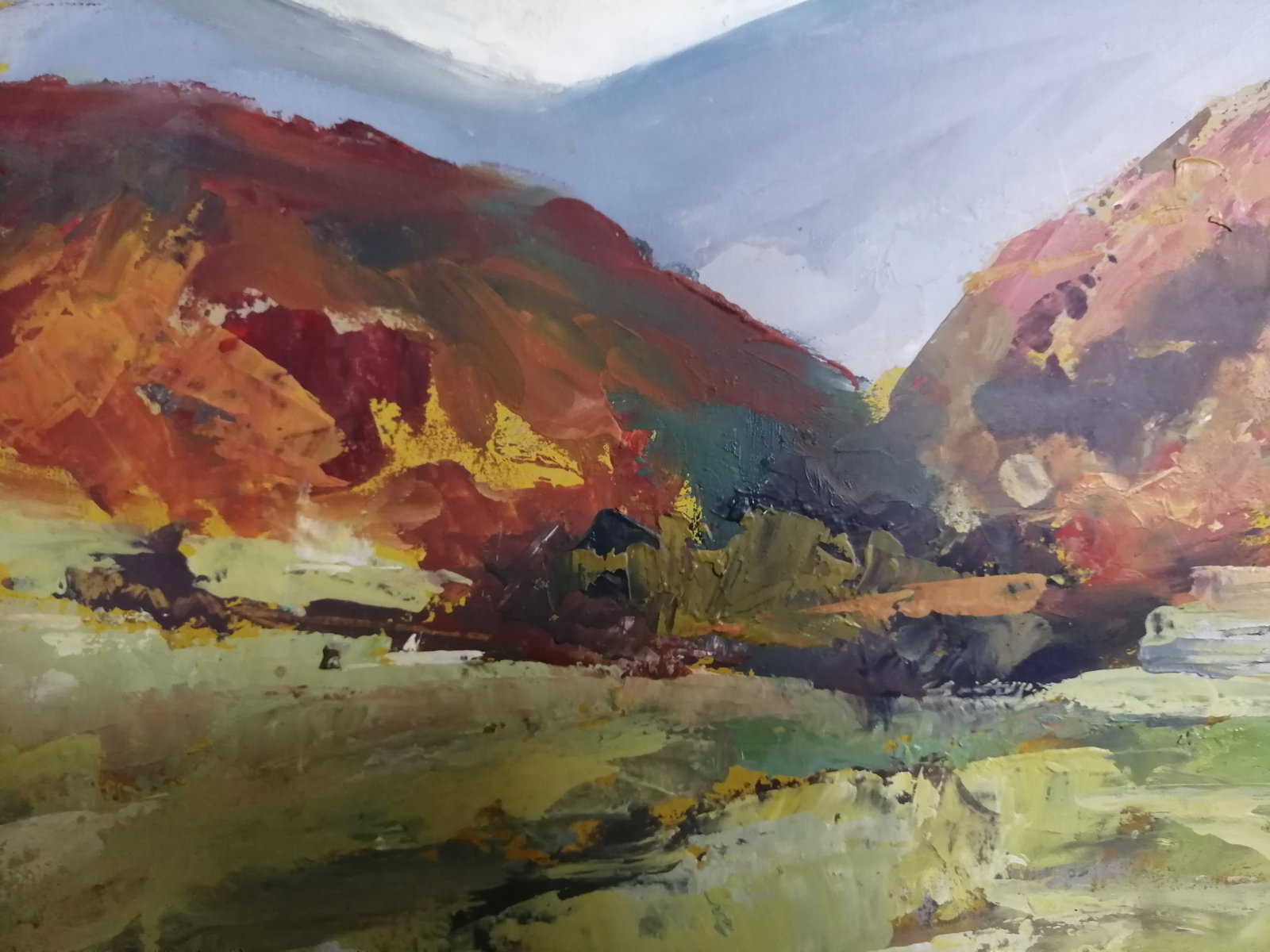 Oil painting Mountain Vadim Os'onov - 6