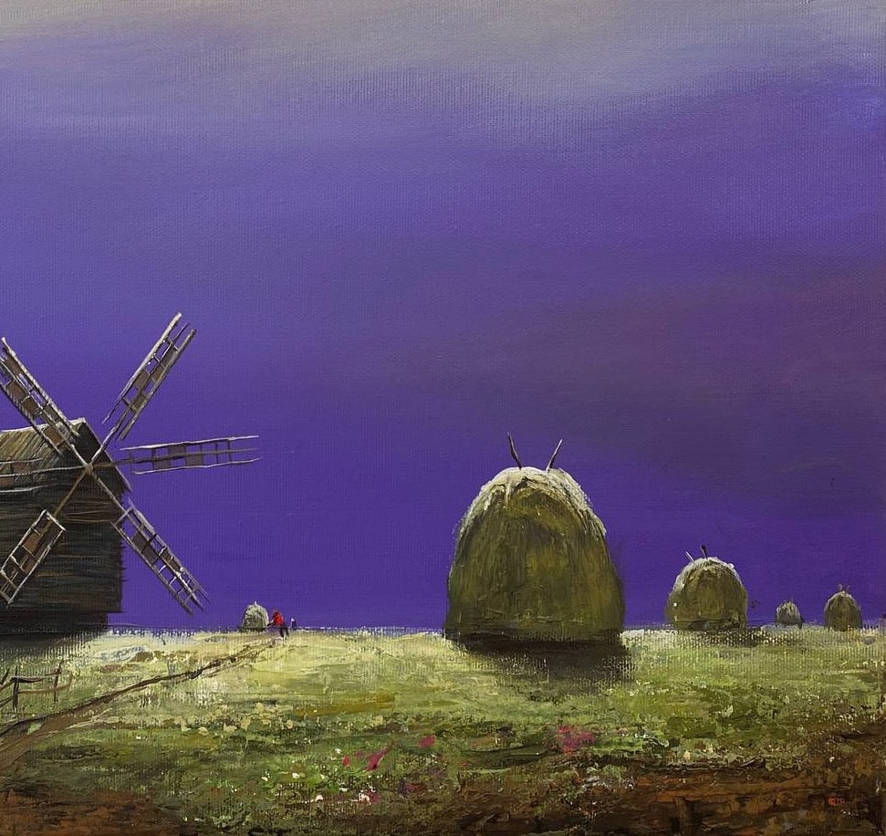 Acrylic painting Hay Igor Kutsenko - 5