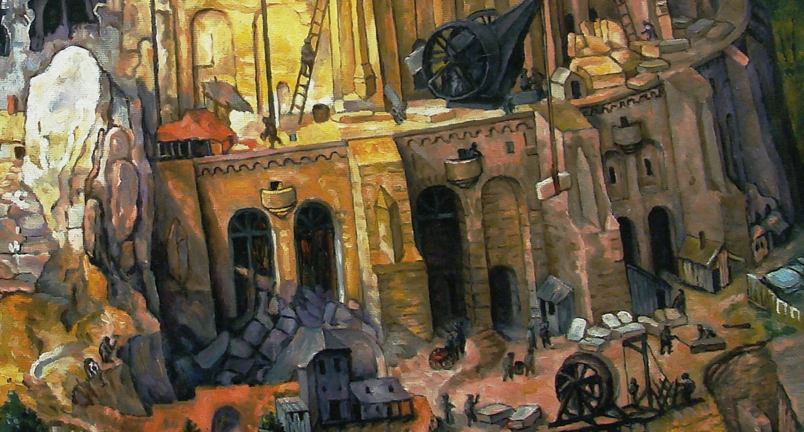 Oil painting Reproduction of the painting by Pieter Bruegel the Elder "Tower of Babel" Valerii B - 2