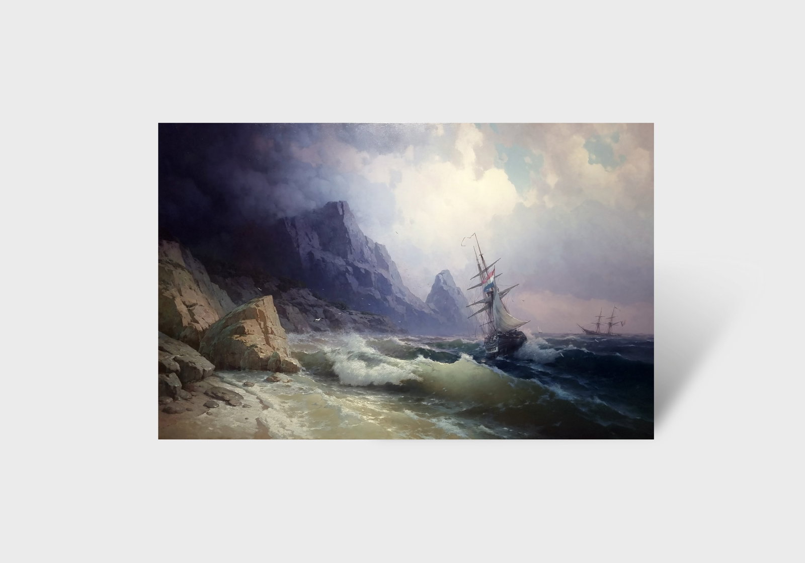 Oil painting Seashore Ukrainian painter - 2