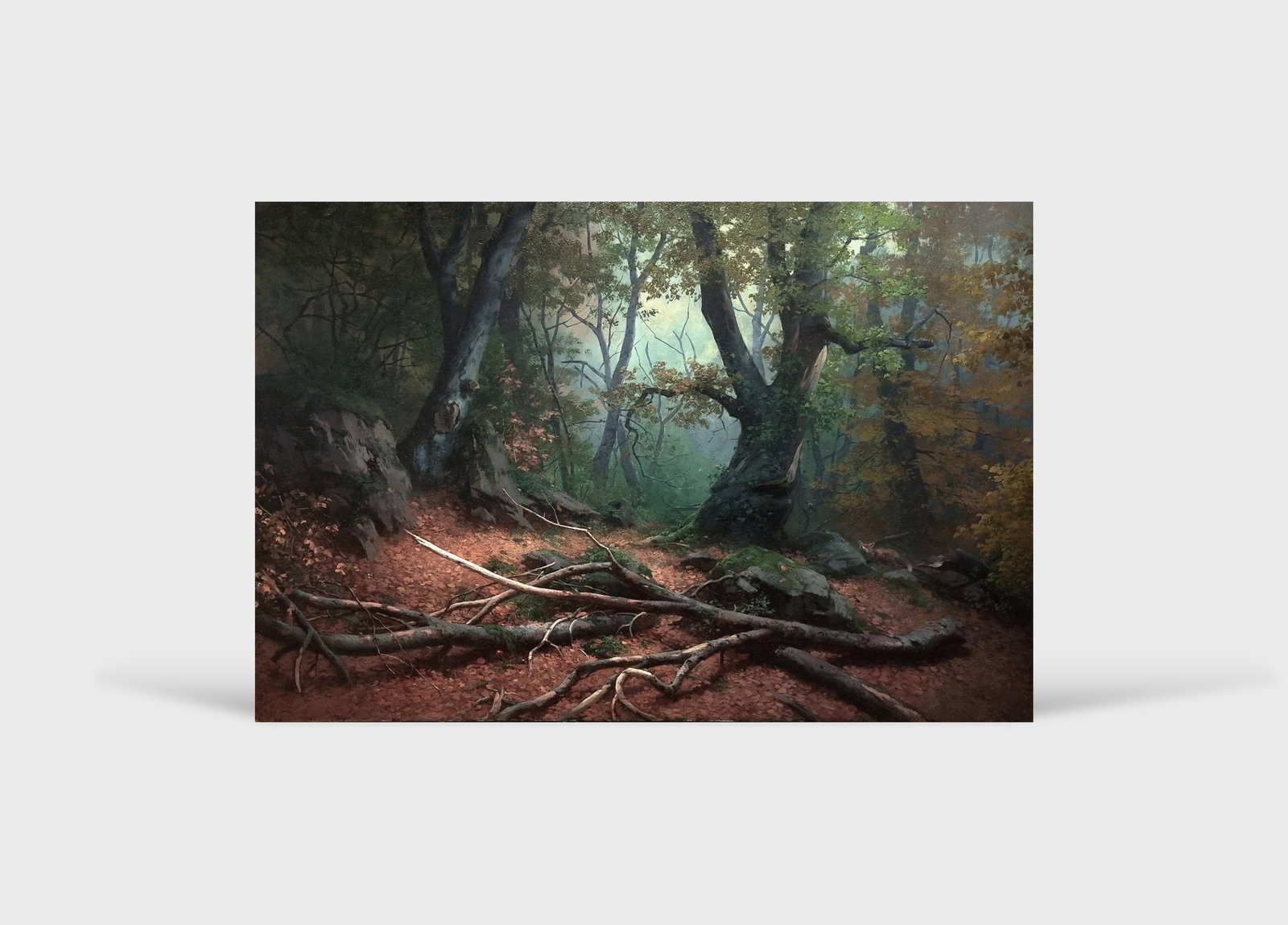 Oil painting A mysterious world of thickets Ukrainian painter - 2