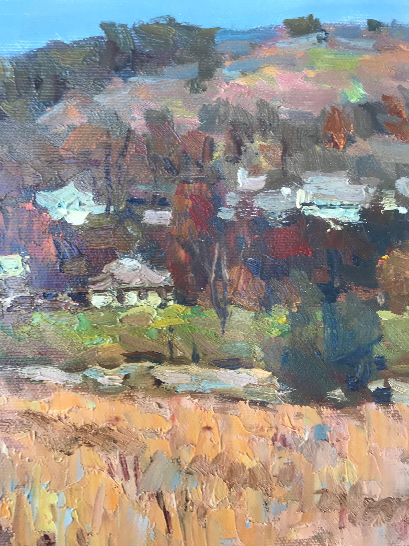 Oil painting Autumn meadows Sergey Ivanovich Animov - 10