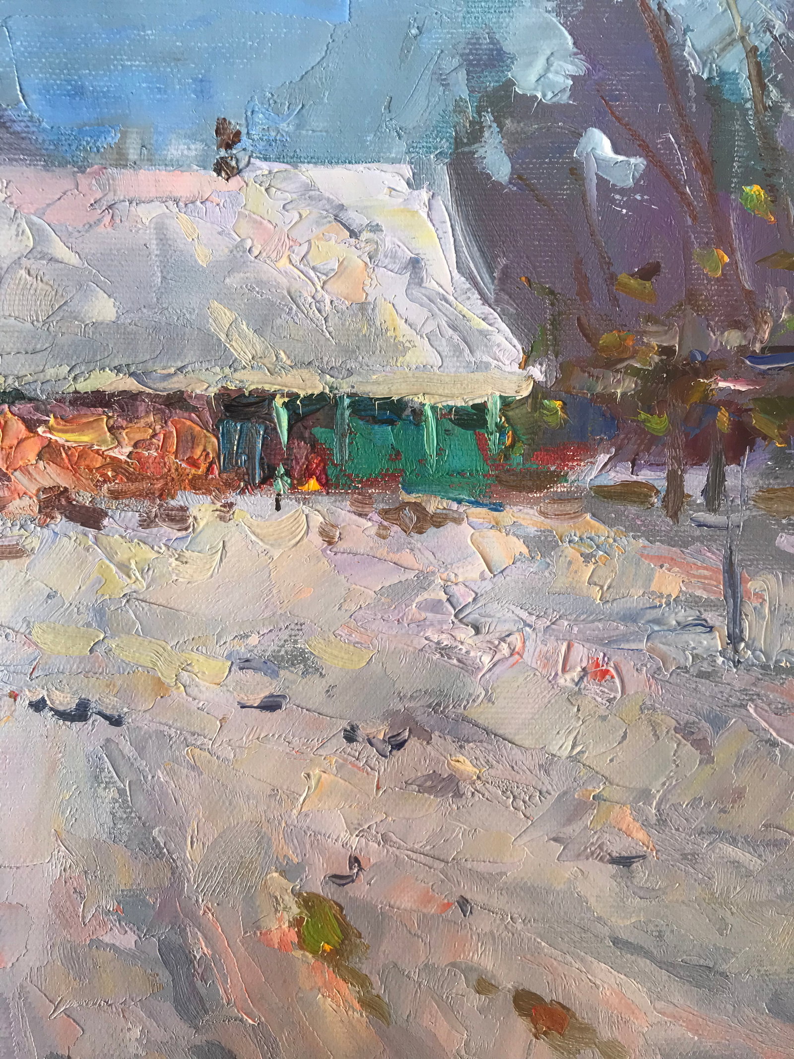 Oil painting Winter has come Sergey Ivanovich Animov - 9