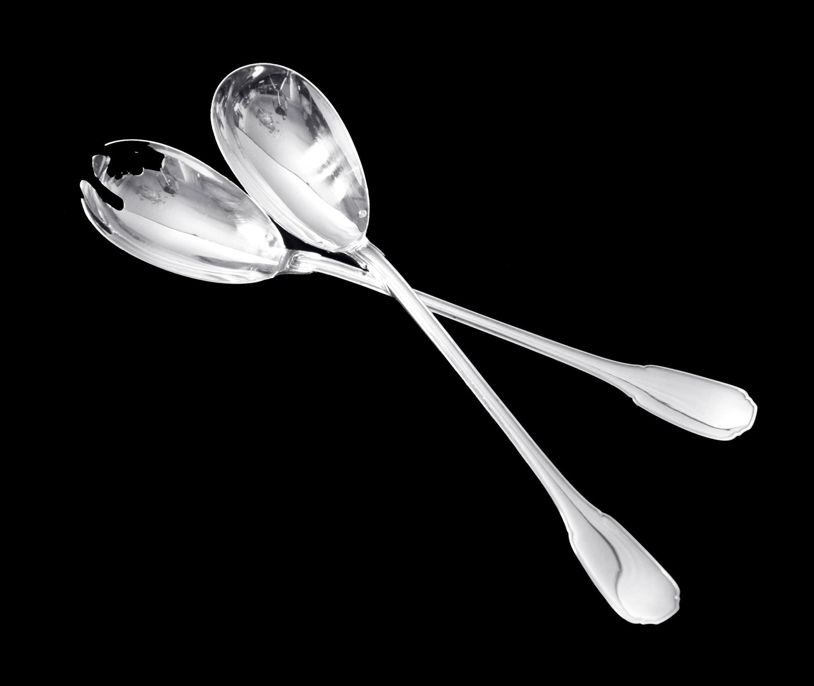 COIGNET - 6 ANTIQUE FRENCH 950 STERLING SILVER FLATWARE SERVING PIECES - LIKE NEW! (1 of 3)