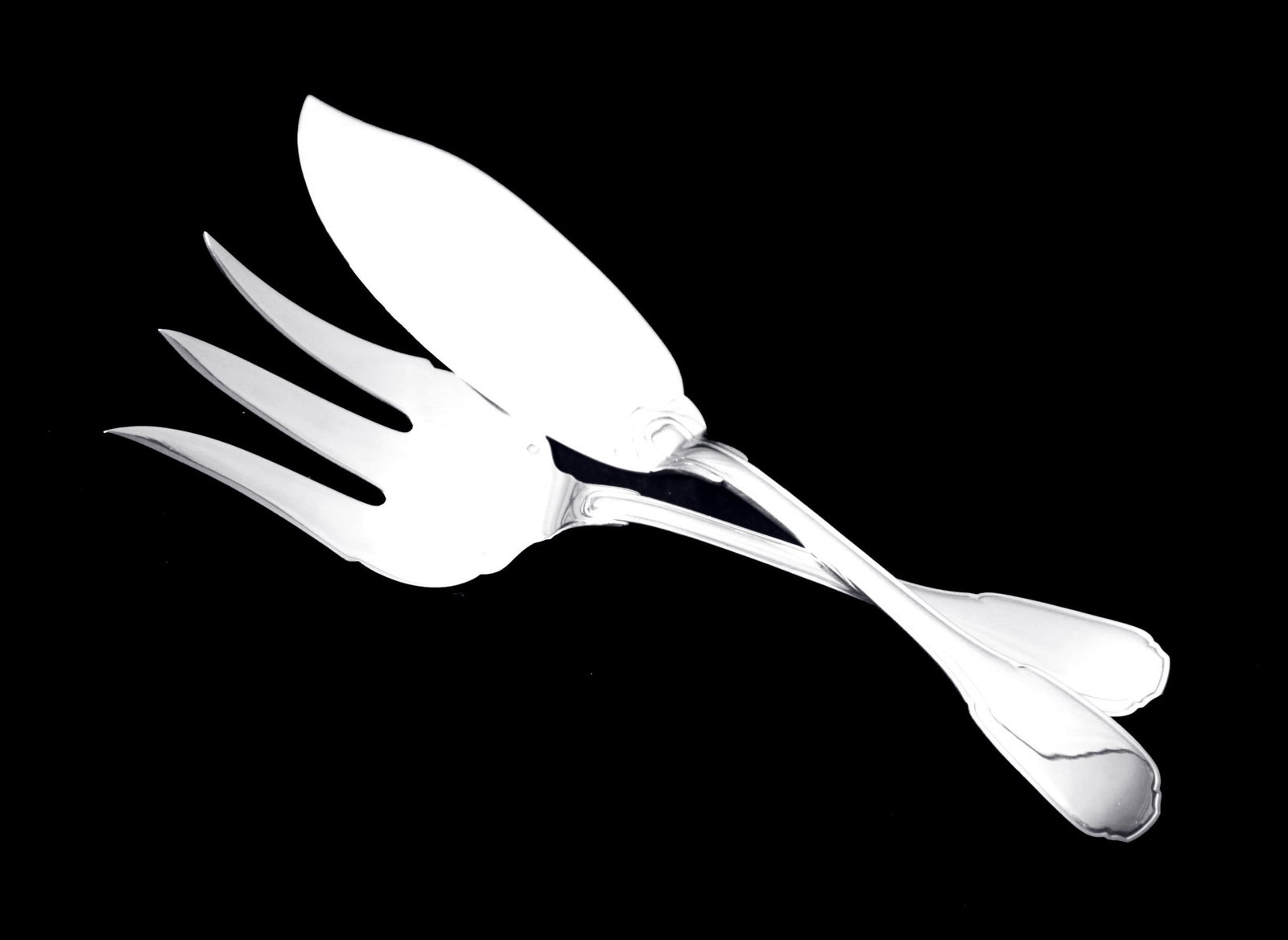 COIGNET - 6 ANTIQUE FRENCH 950 STERLING SILVER FLATWARE SERVING PIECES - LIKE NEW! - 2