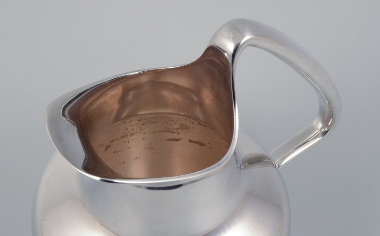 Henning Koppel for Georg Jensen, rare jug in sterling silver. - 6