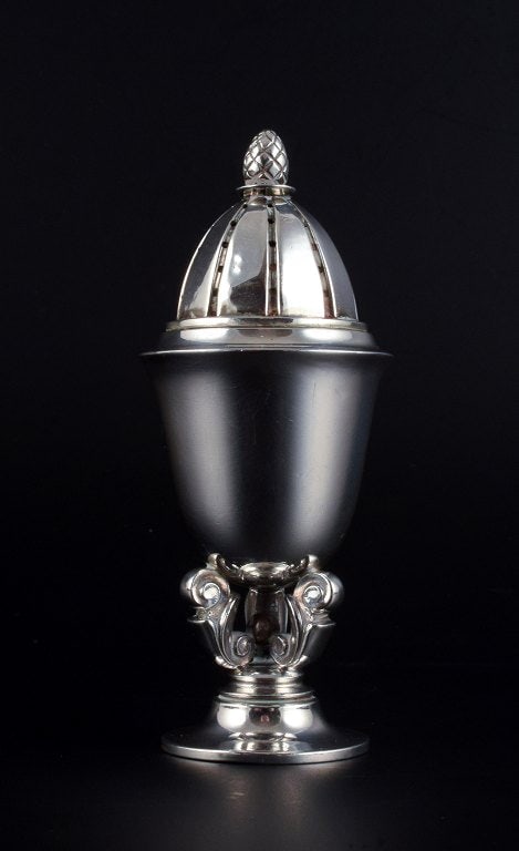 Georg Jensen, Acorn, pepper shaker in sterling silver. - 4