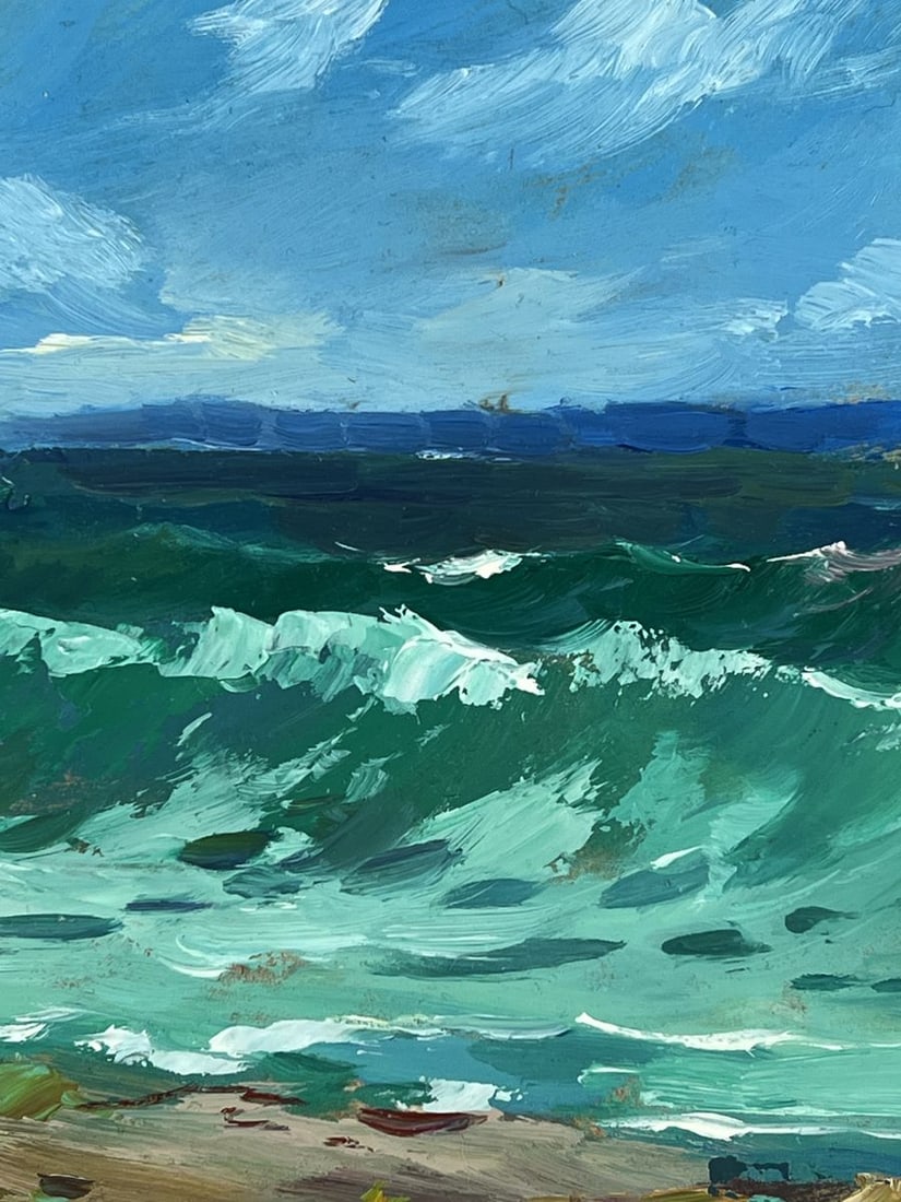 Oil painting Waves Coming to the Shore Yuriy Suprunchuk - 4