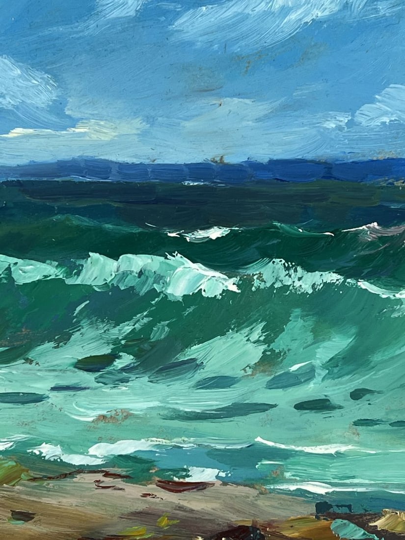 Oil painting Waves Coming to the Shore Yuriy Suprunchuk - 5