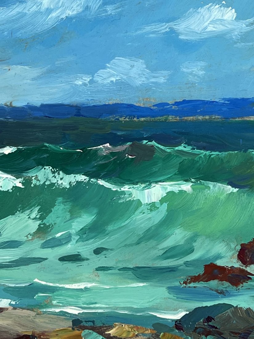 Oil painting Waves Coming to the Shore Yuriy Suprunchuk - 8