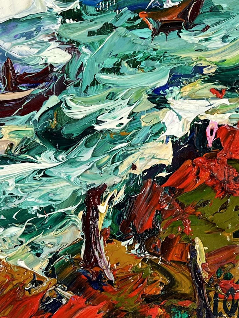 Oil painting The Sea During a Storm Oleksiy Ivanyuk - 10