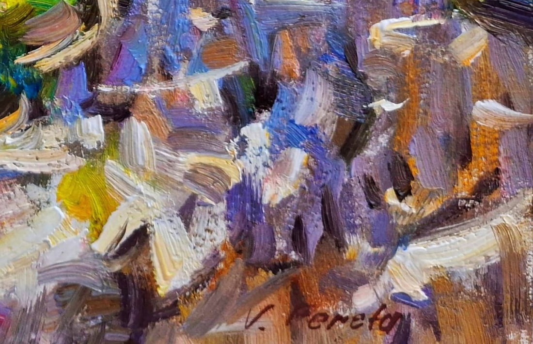 Oil painting Cliffs Above the Sea Vyacheslav Pereta - 6