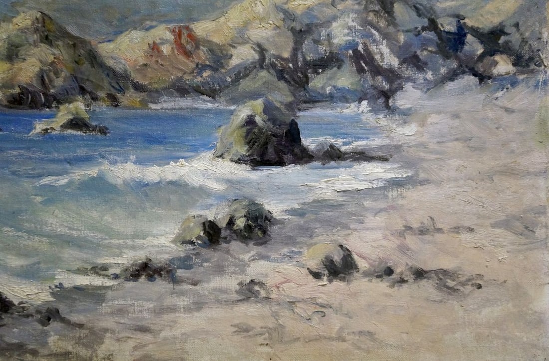 Oil painting Sea shore Ferber A. - 5