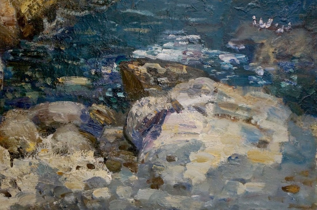 Oil painting Sea shore Merinov Alexey Iosifovich - 5
