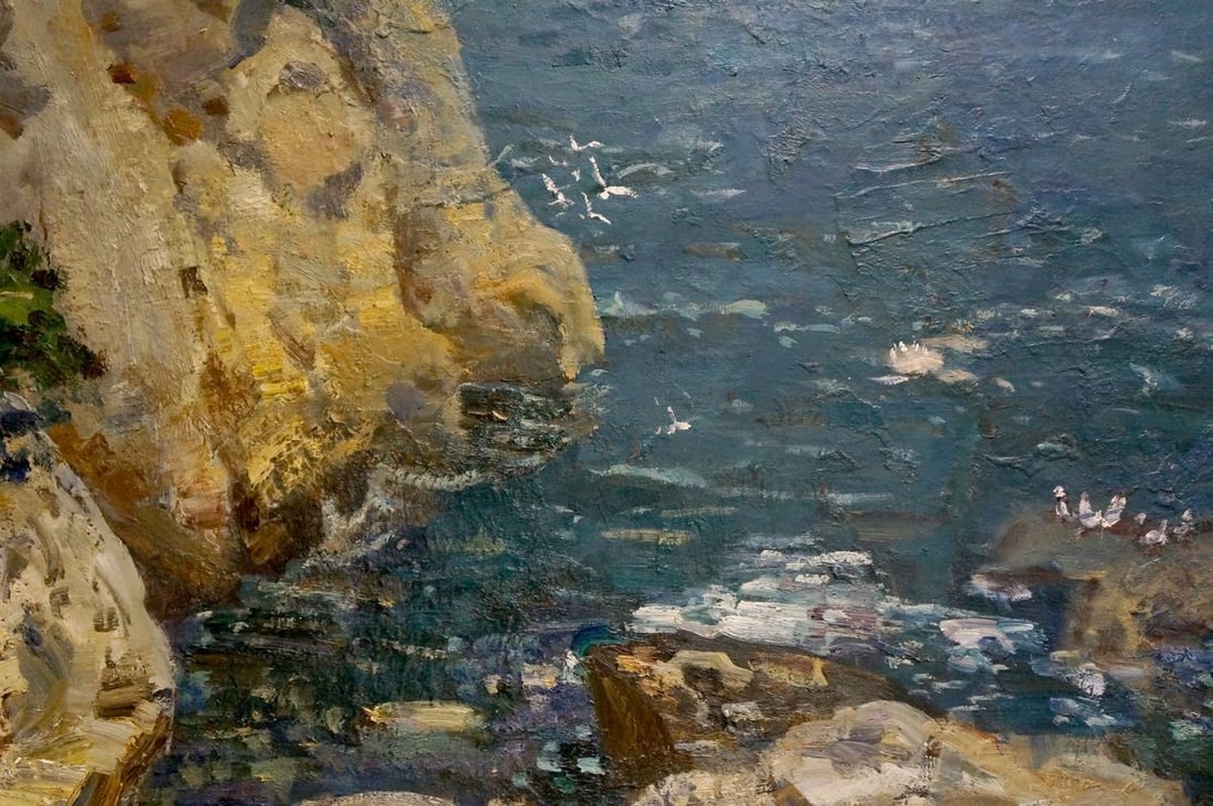 Oil painting Sea shore Merinov Alexey Iosifovich - 6