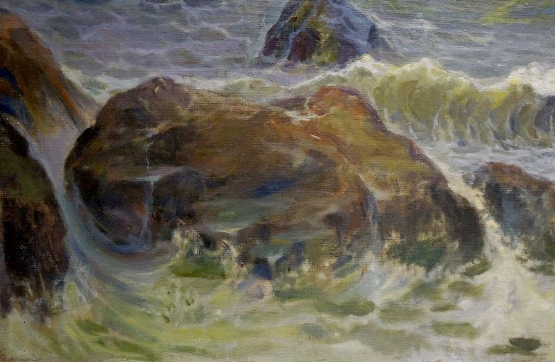 Oil painting Raging pestilence O. Stoyanova - 2