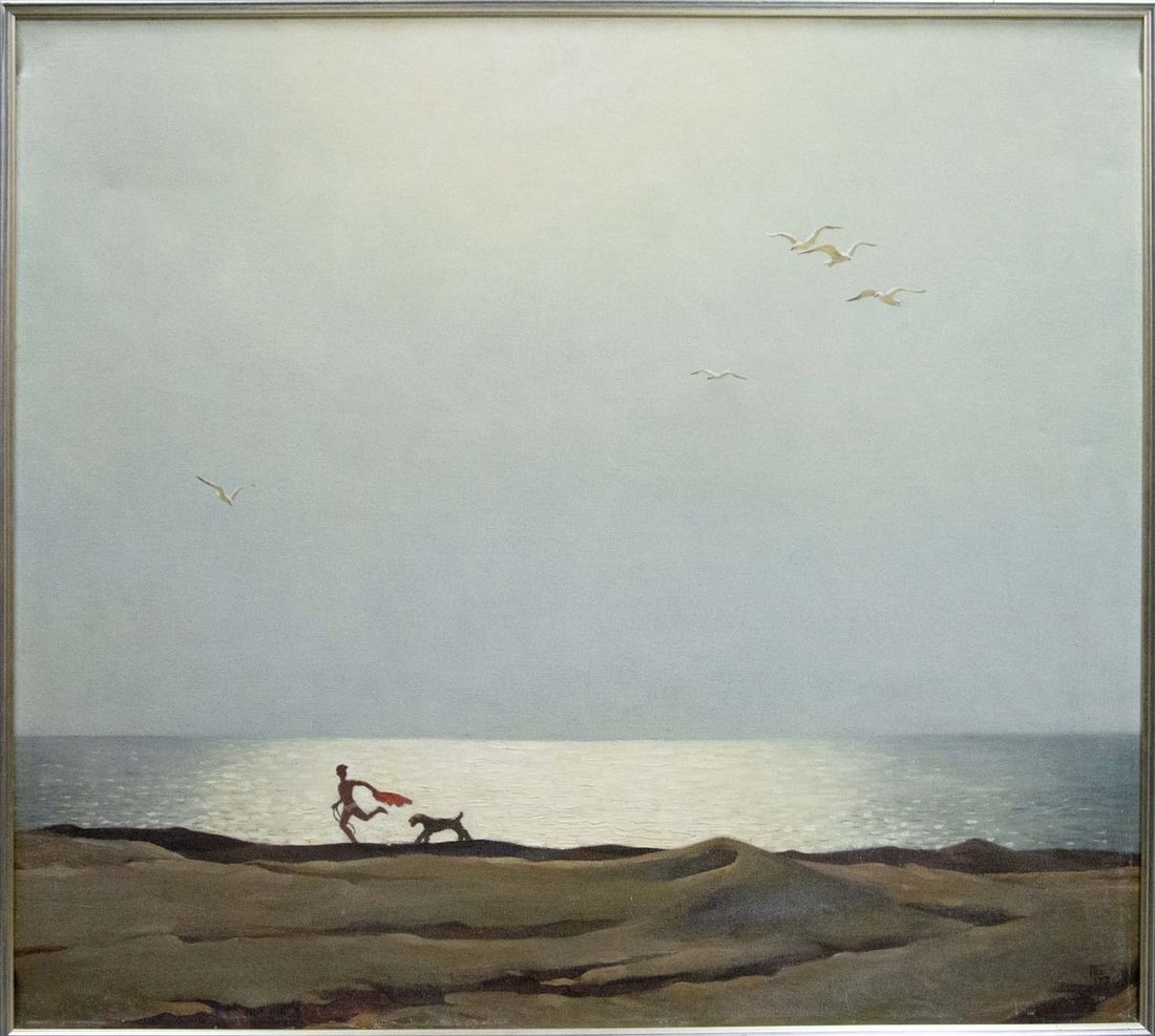 Oil painting By the sea Brusentsov Gennady Yakovlevich: Title: Oil painting By the sea Brusentsov Gennady Yakovlevich Description: NoVernd 186 *** ABOUT THIS PAINTING *** * TITLE: "By the sea" * ARTISTS: Brusentsov Gennady Yakovlevich * SIZE: 90x100
