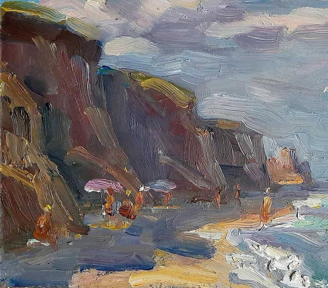 Oil painting Rocky coast Kovalenko Ivan Mikhailovich - 4