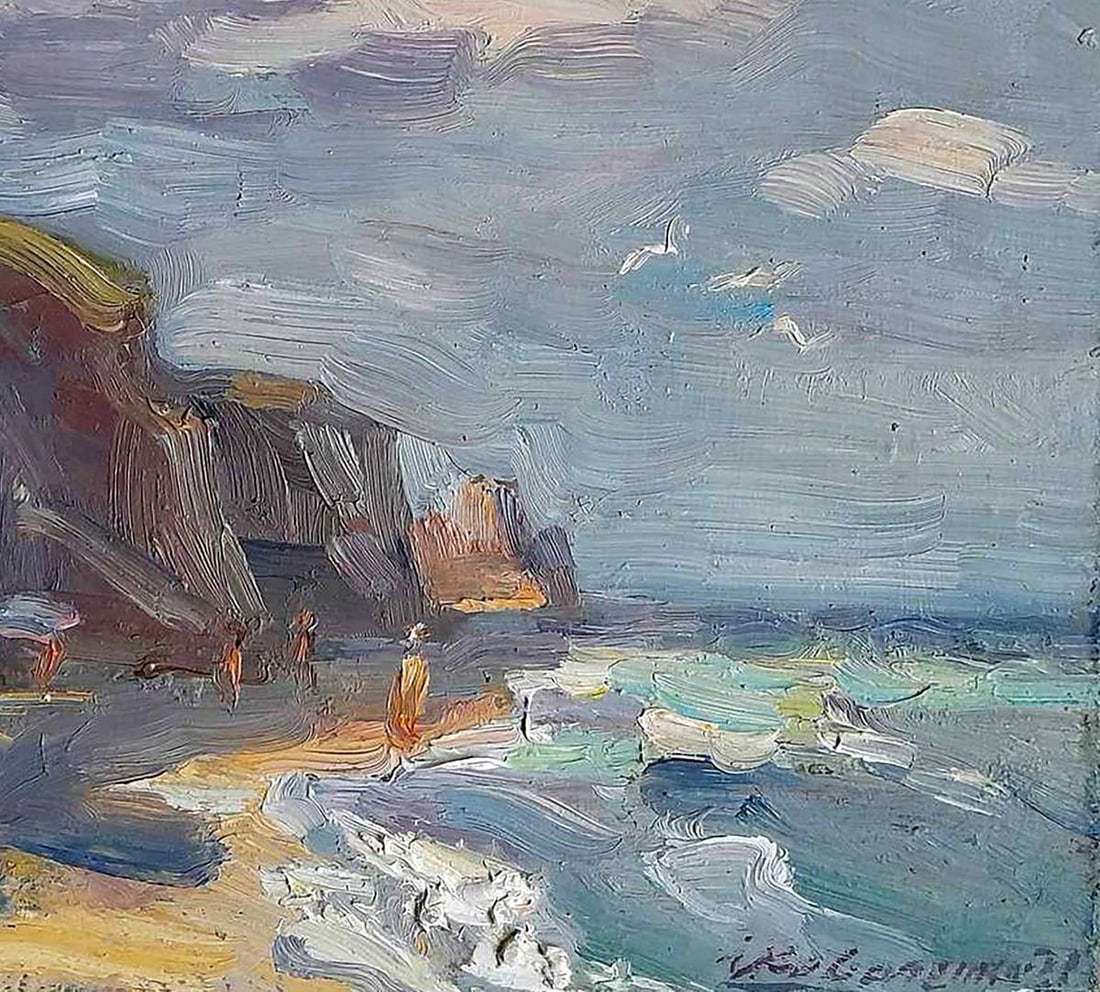 Oil painting Rocky coast Kovalenko Ivan Mikhailovich - 5