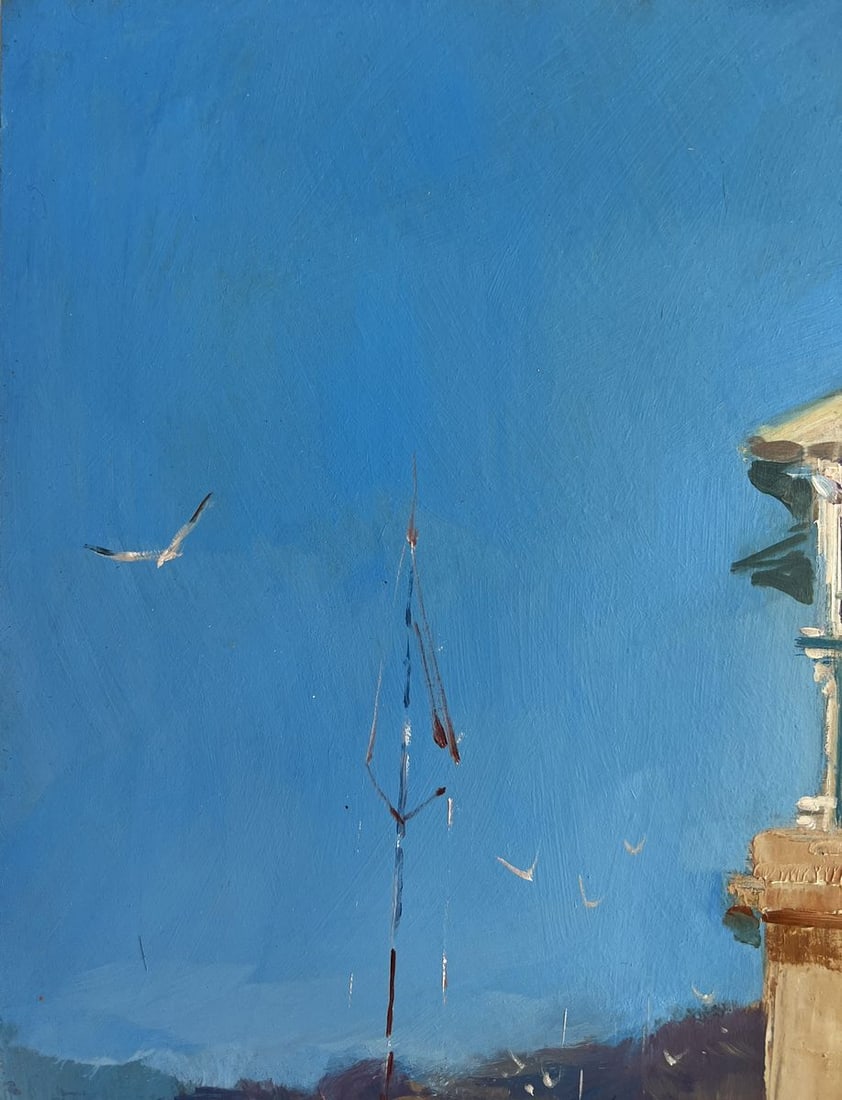 Oil painting Waiting for the tide Yuriy Suprunchuk - 5