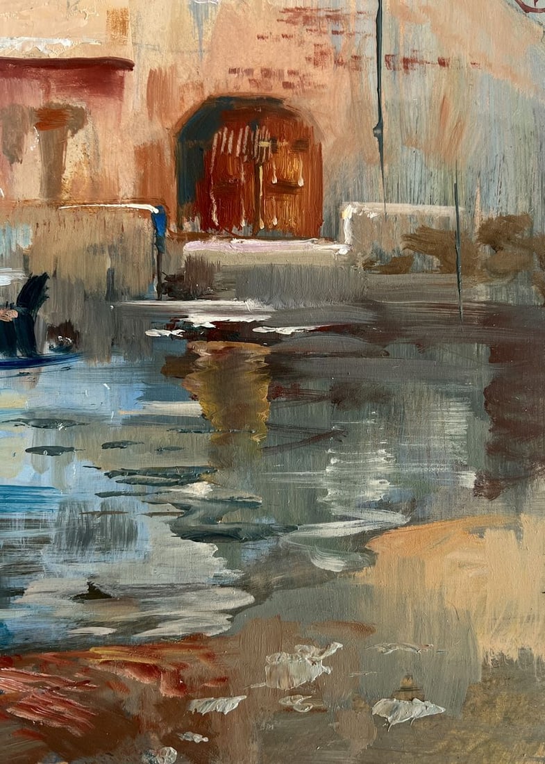 Oil painting Waiting for the tide Yuriy Suprunchuk - 8
