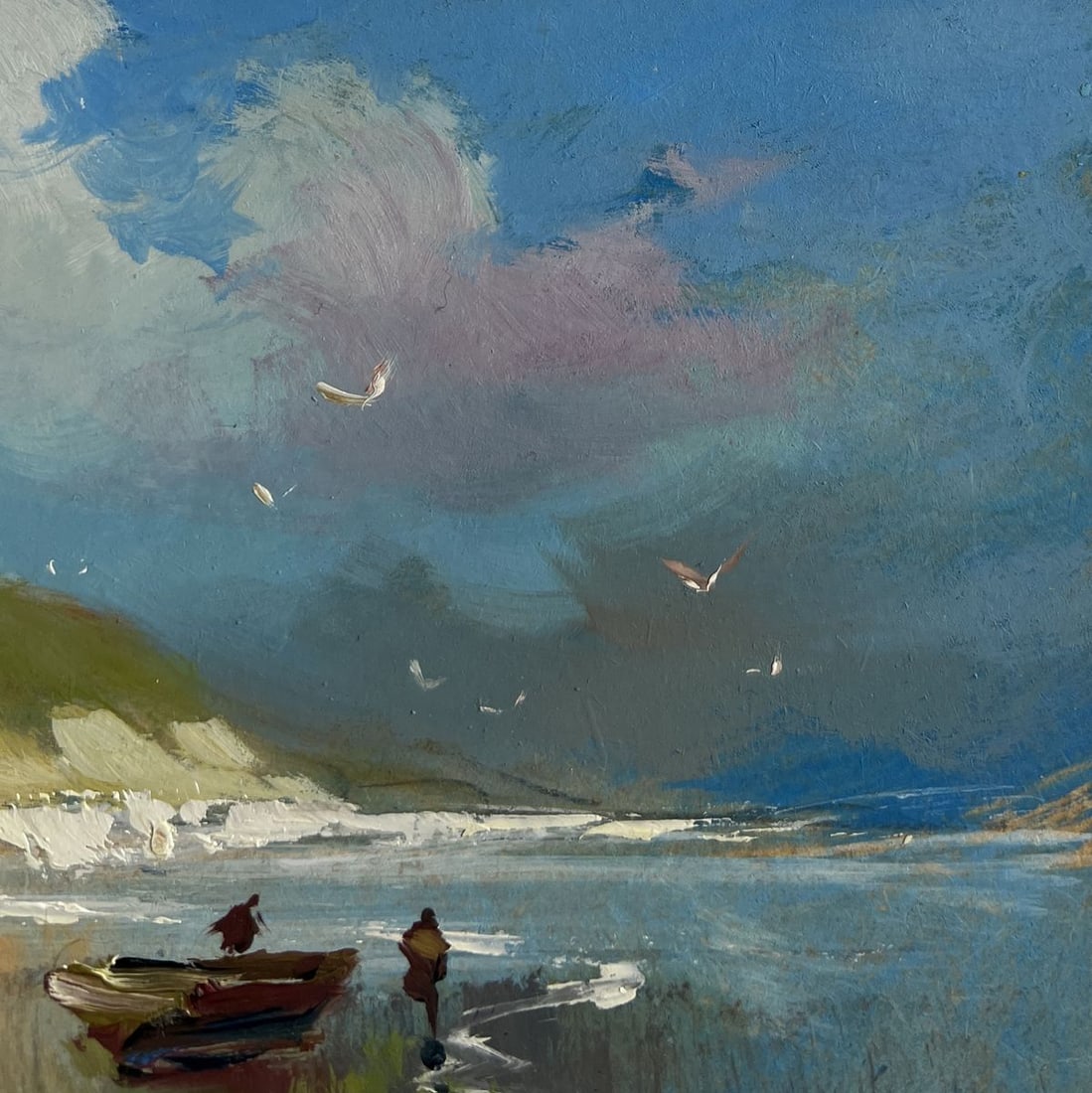 Oil painting The mountains touch the sea Yuriy Suprunchuk - 6