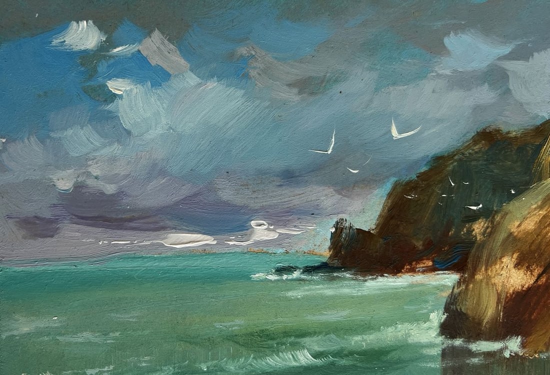 Oil painting Great day to go fishing Yuriy Suprunchuk - 6