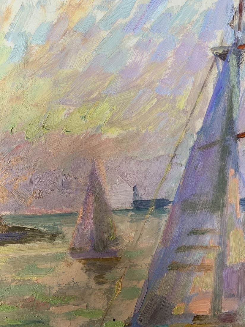Oil painting Evening Batrakov Vladimir Grigorievich - 8