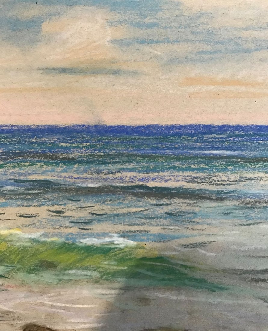 Pencils painting On the Black Sea Wihyrovskii Victor - 8