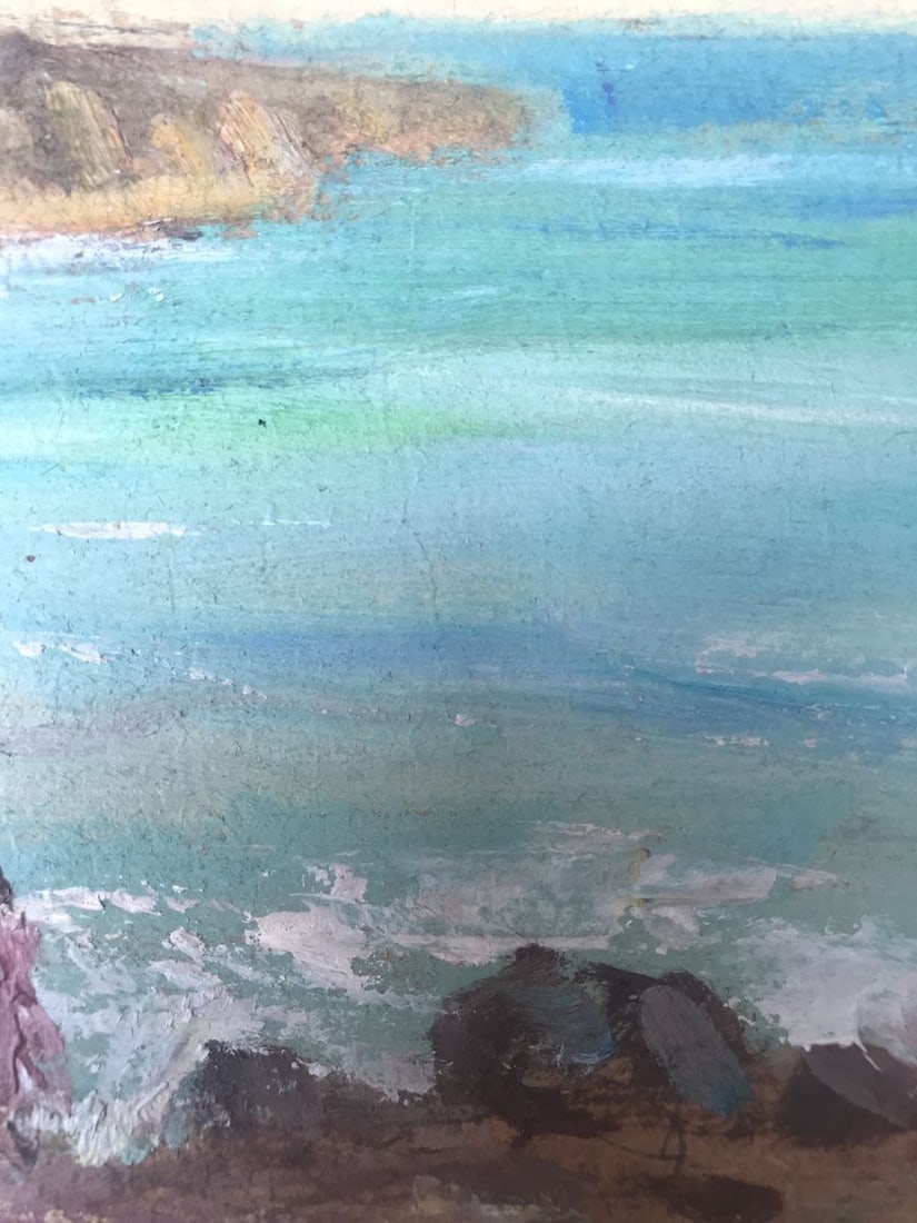 Oil painting Evening near the lighthouse Wihyrovskii Victor - 9
