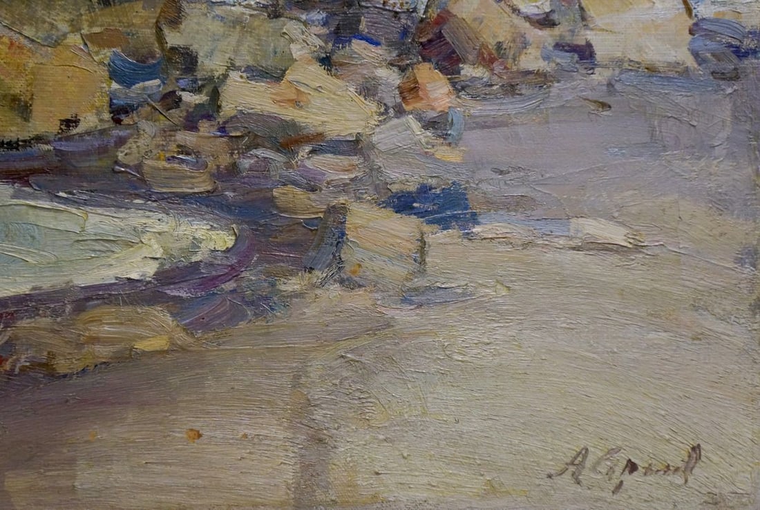 Oil painting By the sea Strelov Arkady Efimovich - 5
