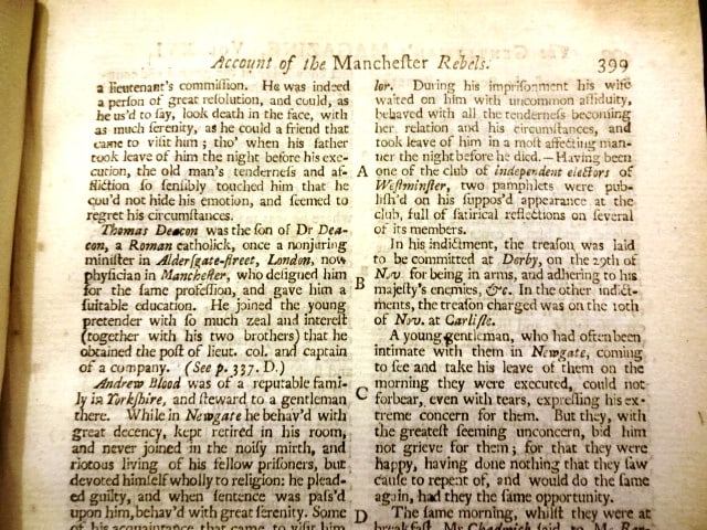 1746 Gentleman's Magazine Jacobite Rebellion Executions - 3