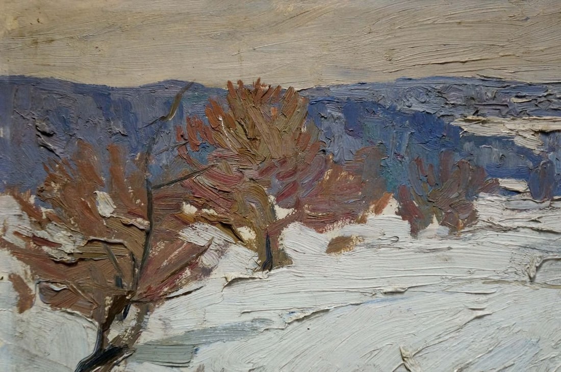 Oil painting Winter Chizhonkov Alexander Timofeevich - 3