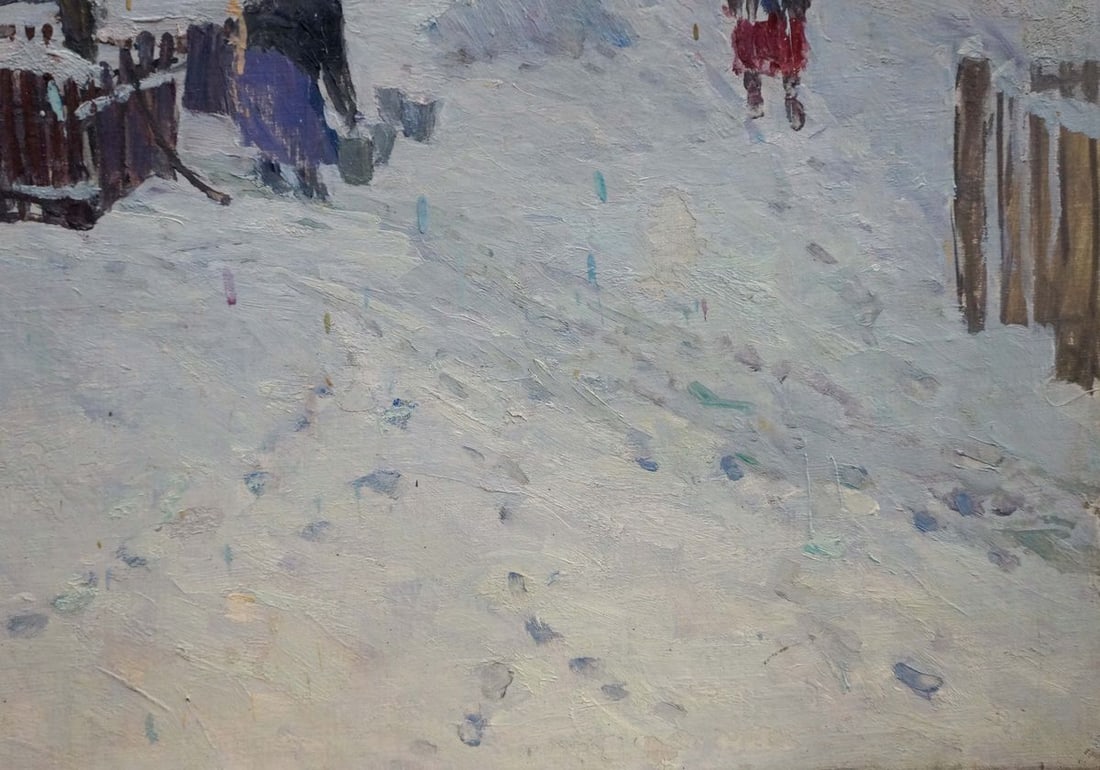 Oil painting At the well Kurennoy Andrey Nikiforovich - 6