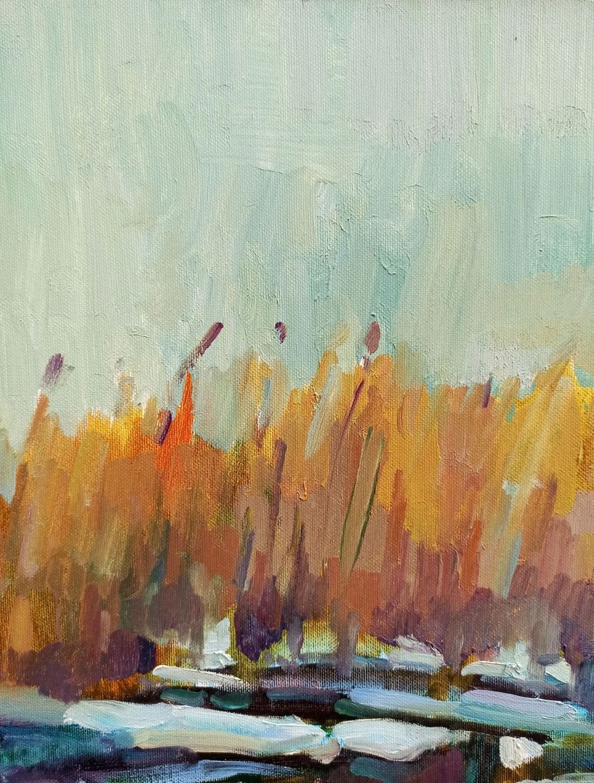 Oil painting Spring Peter Tovpev - 3
