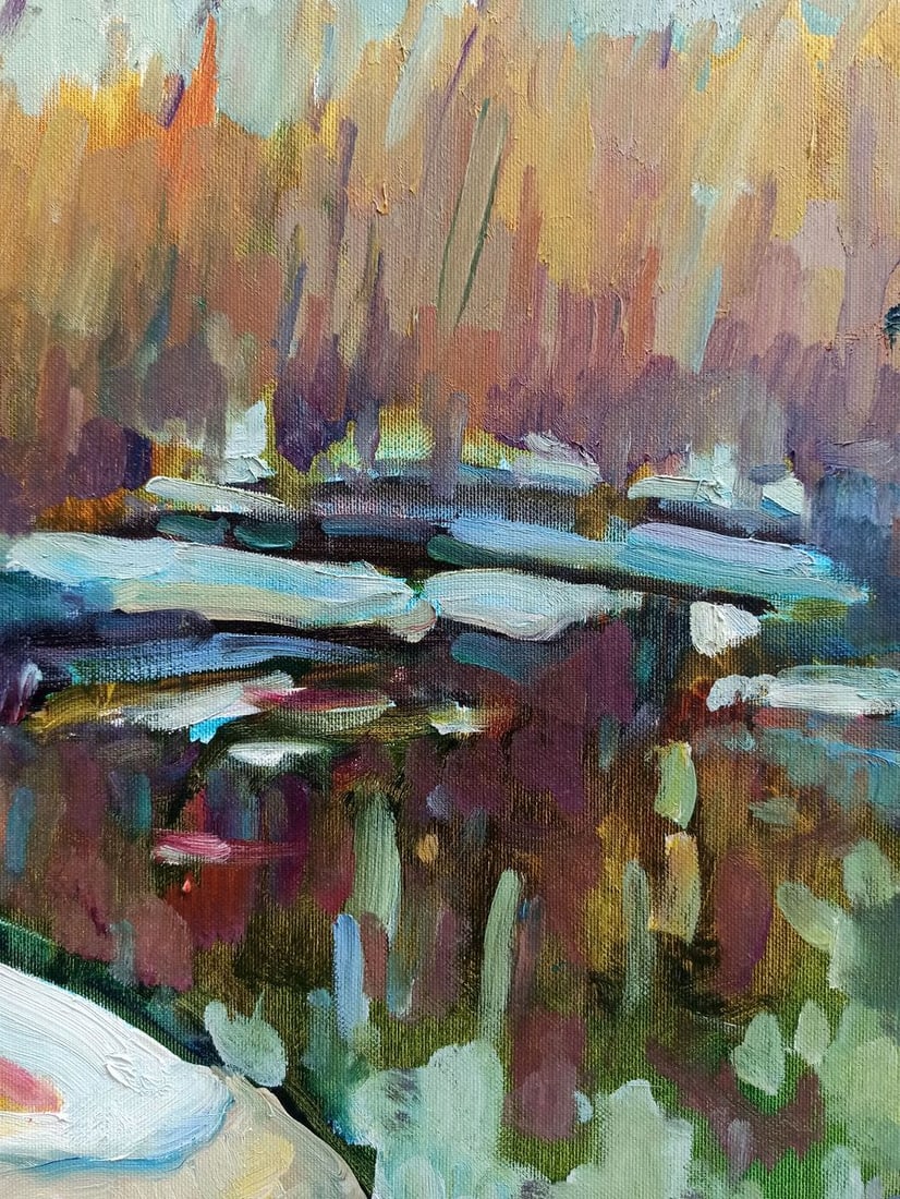 Oil painting Spring Peter Tovpev - 7