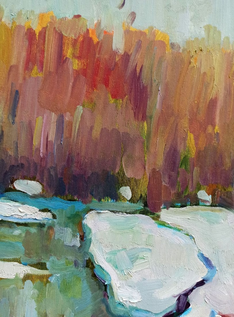 Oil painting Spring Peter Tovpev - 9