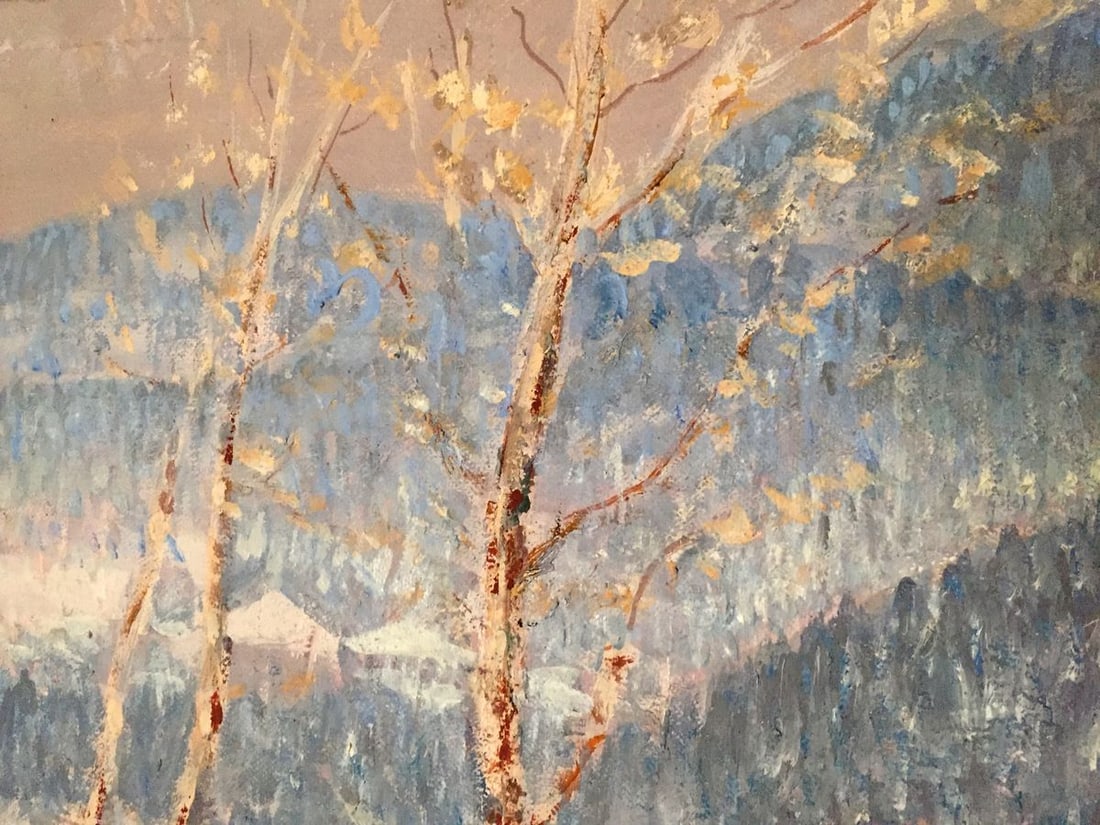 Oil painting Winter in the Carpathians Shary Anatoly Ivanovich - 8