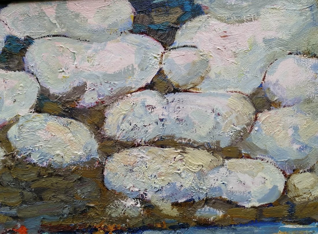 Oil painting Covered with snow Kalenyuk Alex - 4