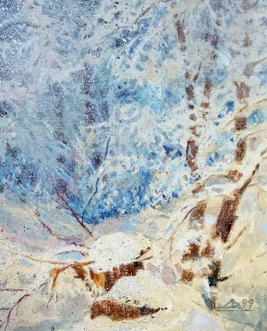 Oil painting Impressions of the winter forest Vitaly Duhnevich - 5