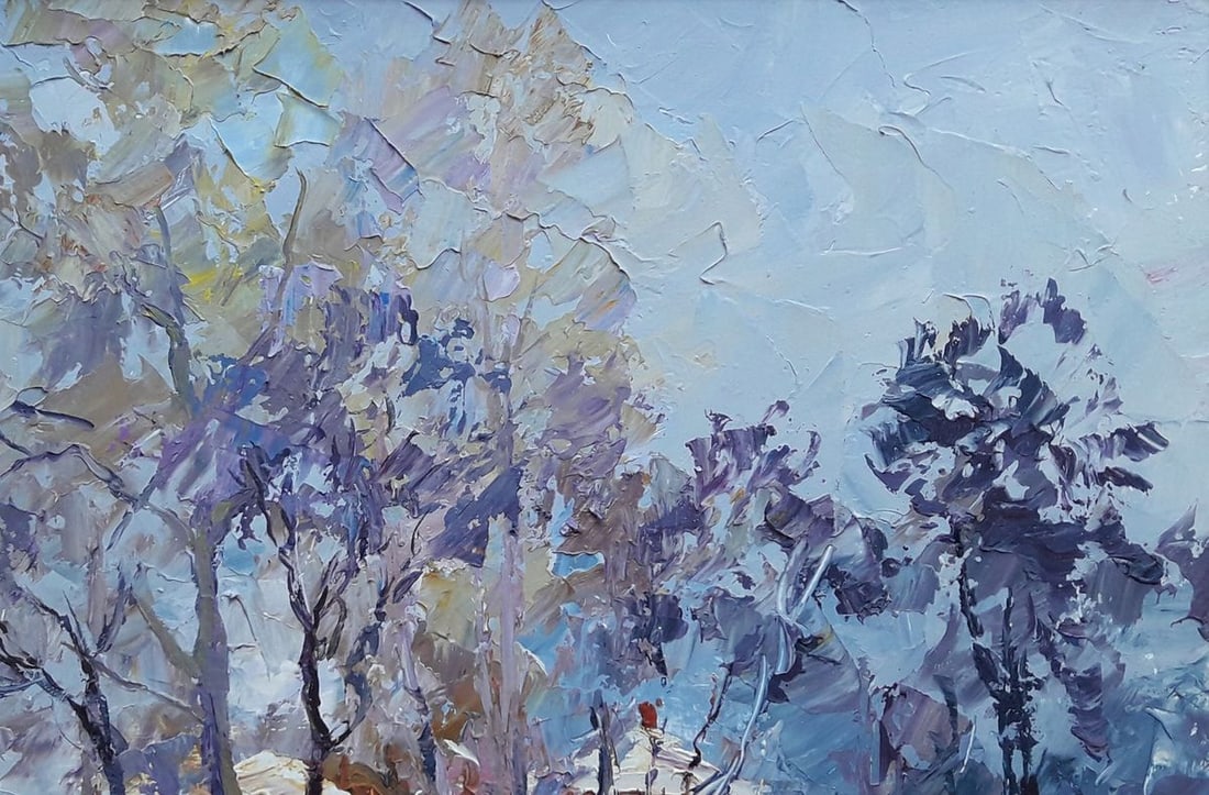 Oil painting Winter day Serdyuk Boris Petrovich - 5