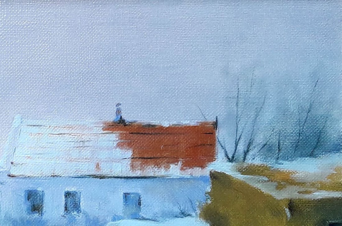 Oil painting Winter Korkishko Vasily - 4