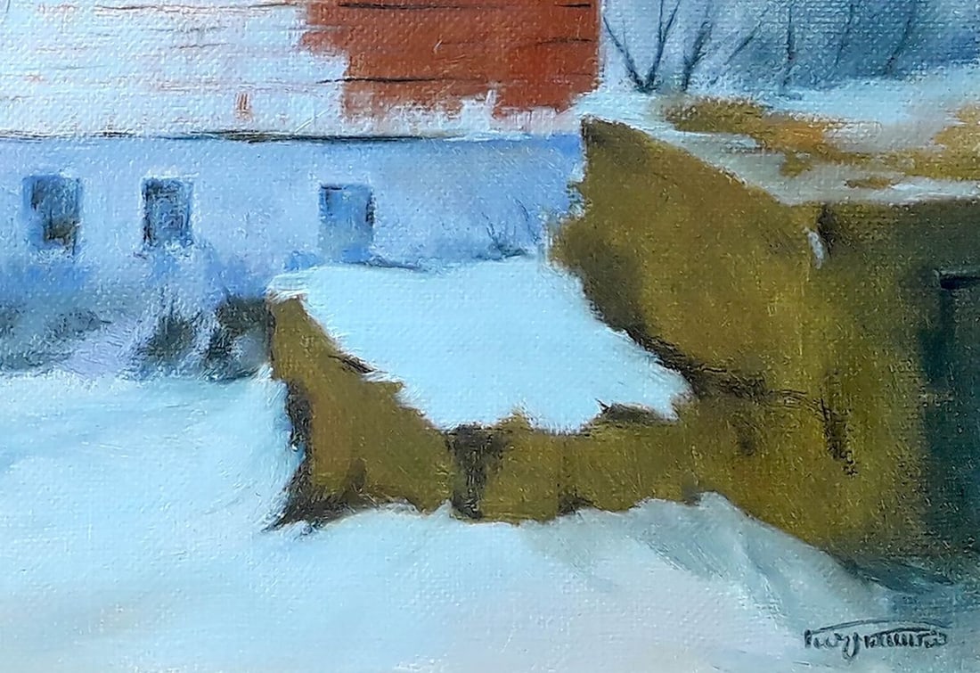 Oil painting Winter Korkishko Vasily - 6