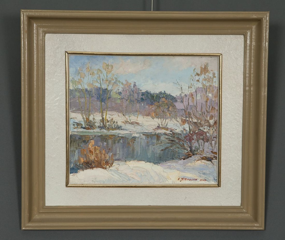 Oil painting Early spring Pivtorak Sergey (1 of 6)