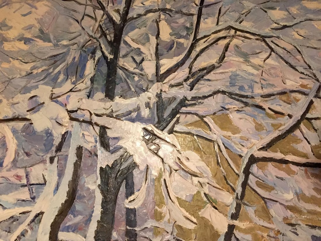 Oil painting Winter sketch Sabadysh Petr Yevlampievich - 11
