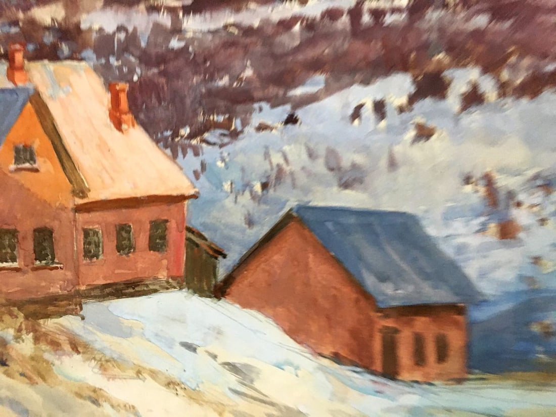 Gouache painting It's time Cherkas A.G. - 5