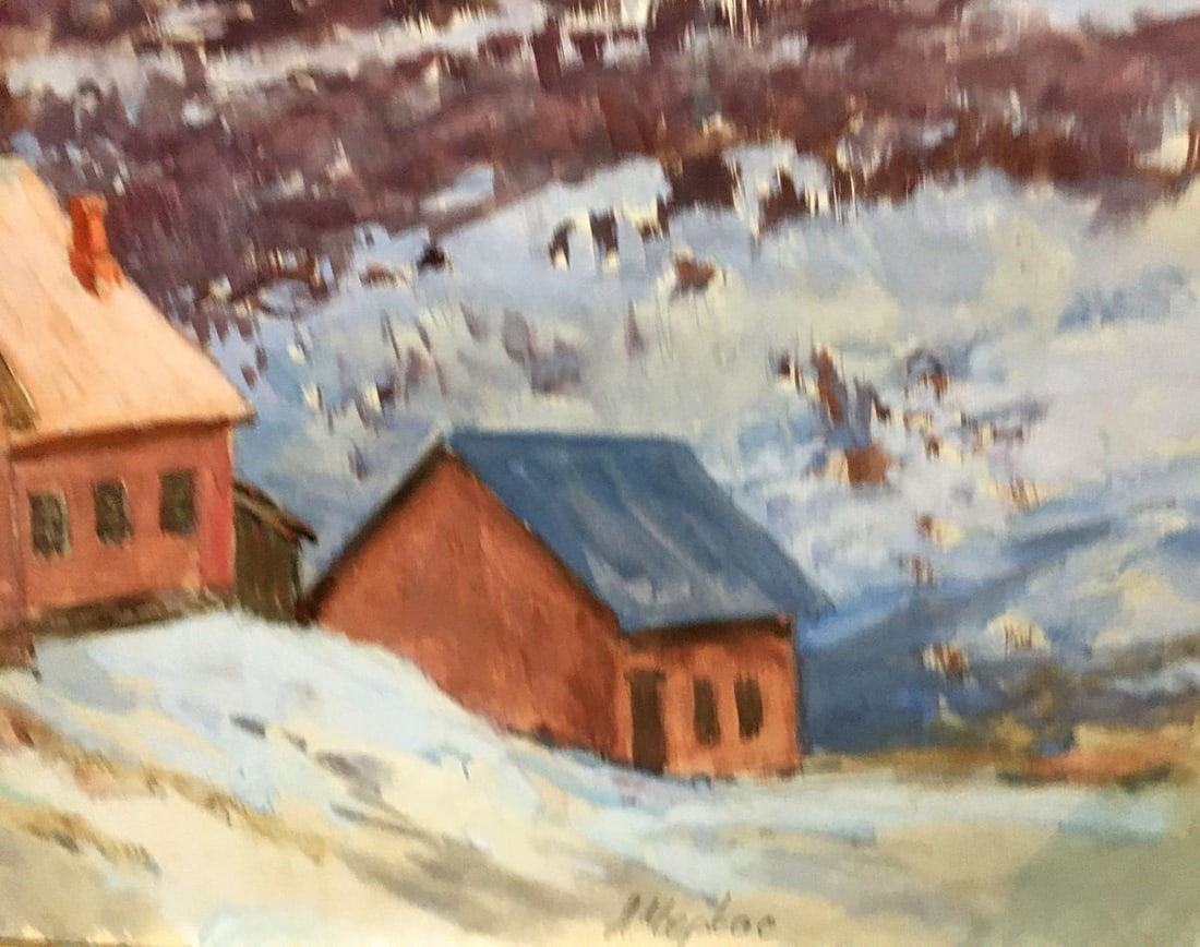 Gouache painting It's time Cherkas A.G. - 6
