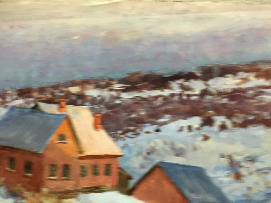 Gouache painting It's time Cherkas A.G. - 8