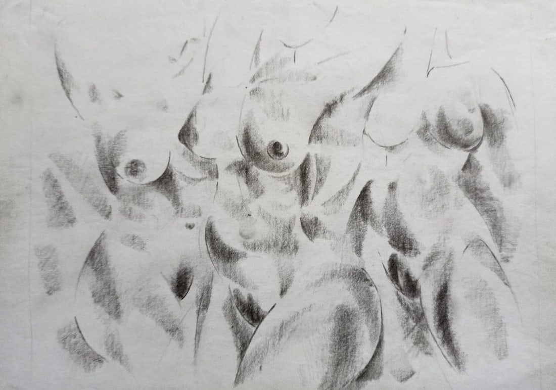 Abstract pencil painting Portrait of naked girls Peter Tovpev: Title: Abstract pencil painting Portrait of naked girls Peter Tovpev Description: No.Dobr 538 *** ABOUT THIS PAINTING *** * TITLE: "Portrait of naked girls" * ARTISTS: Peter Tovpev * SIZE: 20x30 cm/7.
